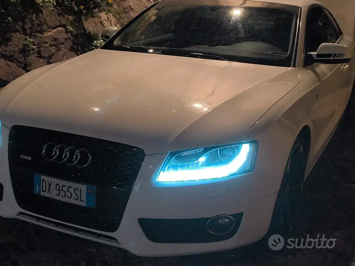 Usata Audi A5 170 CV (125 kW) 2009 Bianco Coupé