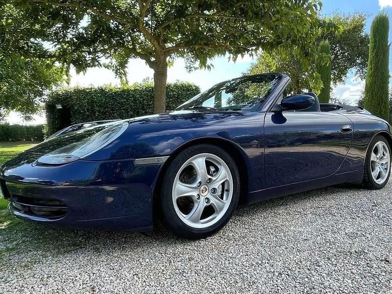 Usata Porsche 911 Carrera Cabriolet 300 CV (220 kW) 2000 Blu/azzurro Cabrio