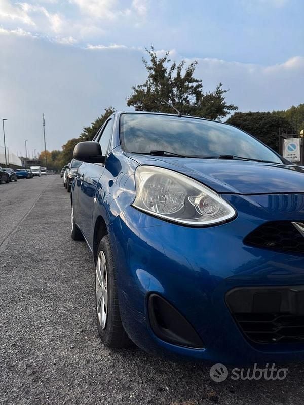 Gebraucht Nissan Micra Acenta 2016 Blau Kleinwagen
