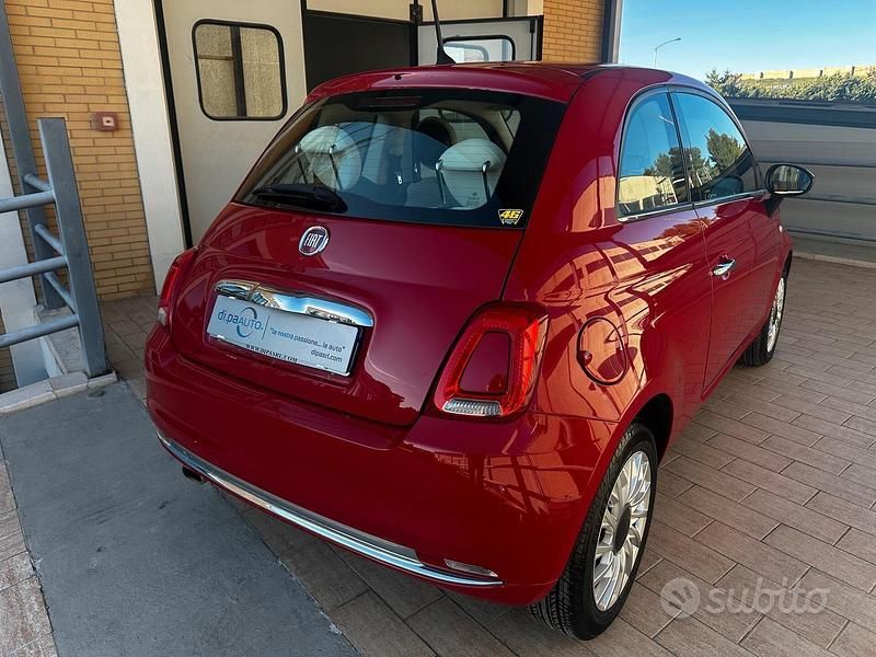 Usata Fiat 500 Lounge 69 CV (50 kW) 2018 Rosso Berlina