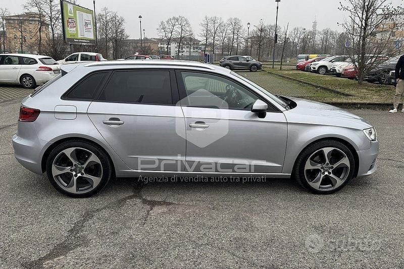 Usata Audi A3 Sportback Ambition 110 CV (80 kW) 2014 Grigio Utilitaria