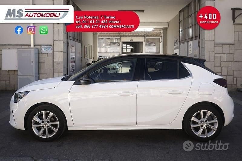 Usata Opel Corsa Elegance 101 CV (74 kW) 2021 Bianco Utilitaria