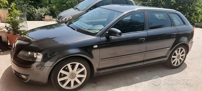 Usata Audi A3 170 CV (125 kW) 2007 Nero Berlina