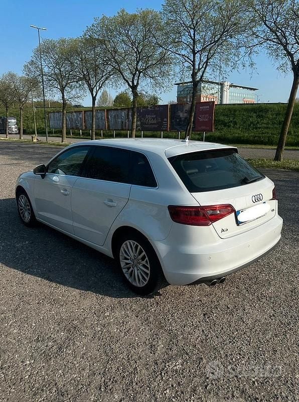 Usata Audi A3 Ambition 150 CV (110 kW) 2014 Bianco Berlina