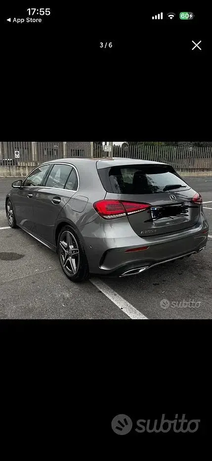 Usata Mercedes A200 136 CV (100 kW) 2019 Grigio Berlina
