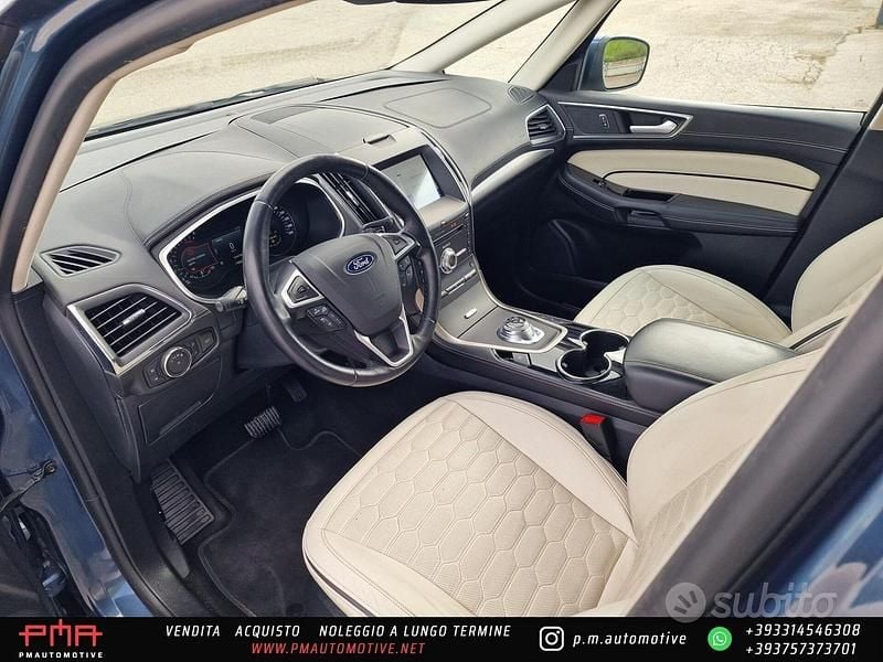 Usata Ford S-MAX Vignale 190 CV (139 kW) 2019 Blu Monovolume