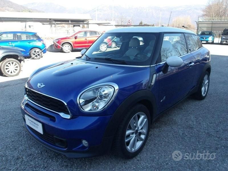 Usata Mini Cooper S Paceman 184 CV (135 kW) 2014 Blu SUV