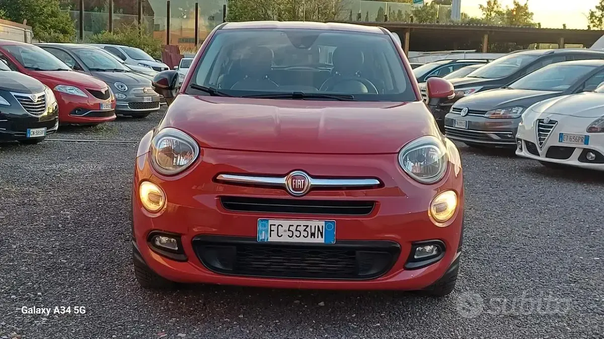 Usata Fiat 500X Lounge 120 CV (88 kW) 2016 Rosso SUV