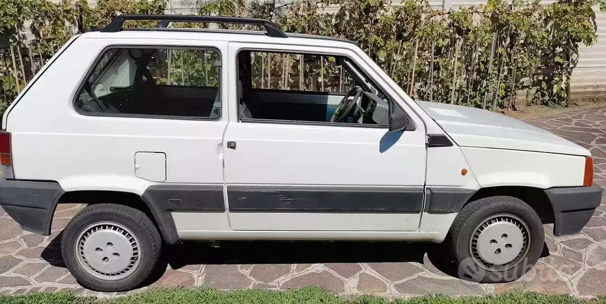 Usata Fiat Panda 54 CV (39 kW) 2001 Bianco Utilitaria
