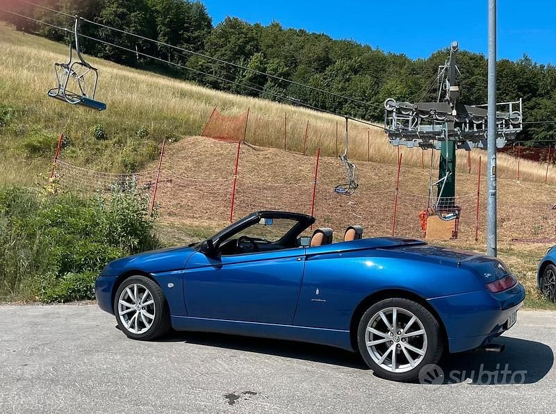 Usata Alfa Romeo Spider 2004 Blu Cabrio