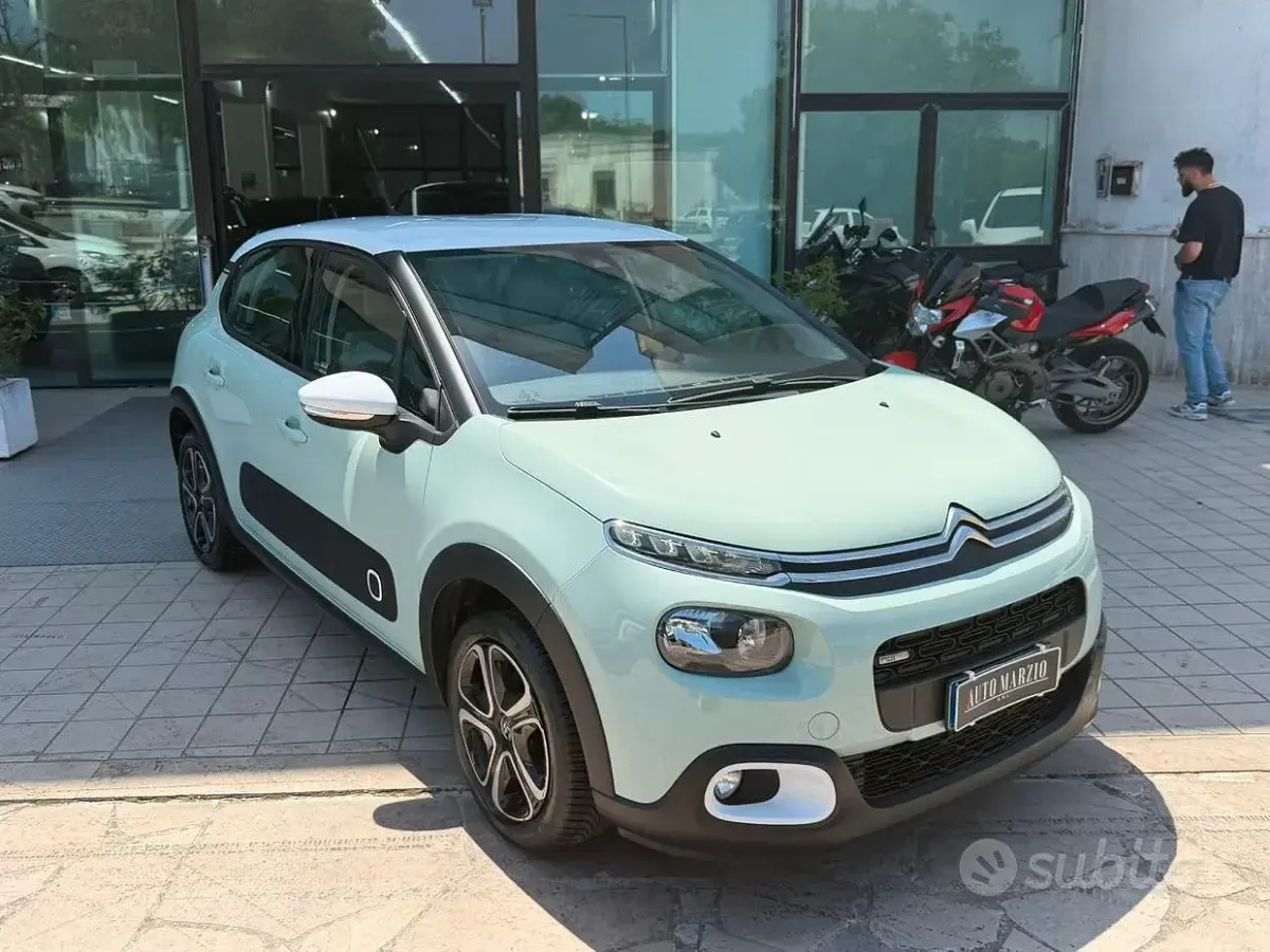 Usata Citroën C3 PureTech 82 CV (60 kW) 2017 Verde Berlina