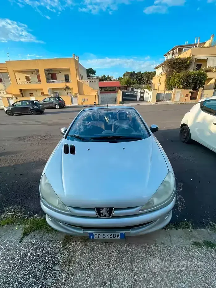 Usata Peugeot 206 CC 109 CV (80 kW) 2004 Grigio Cabrio