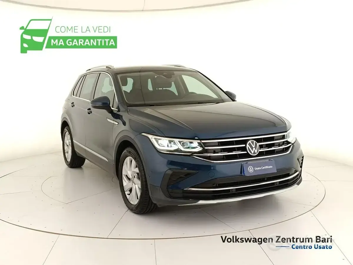 Usata VW Tiguan Elegance 150 CV (110 kW) 2020 Blu SUV