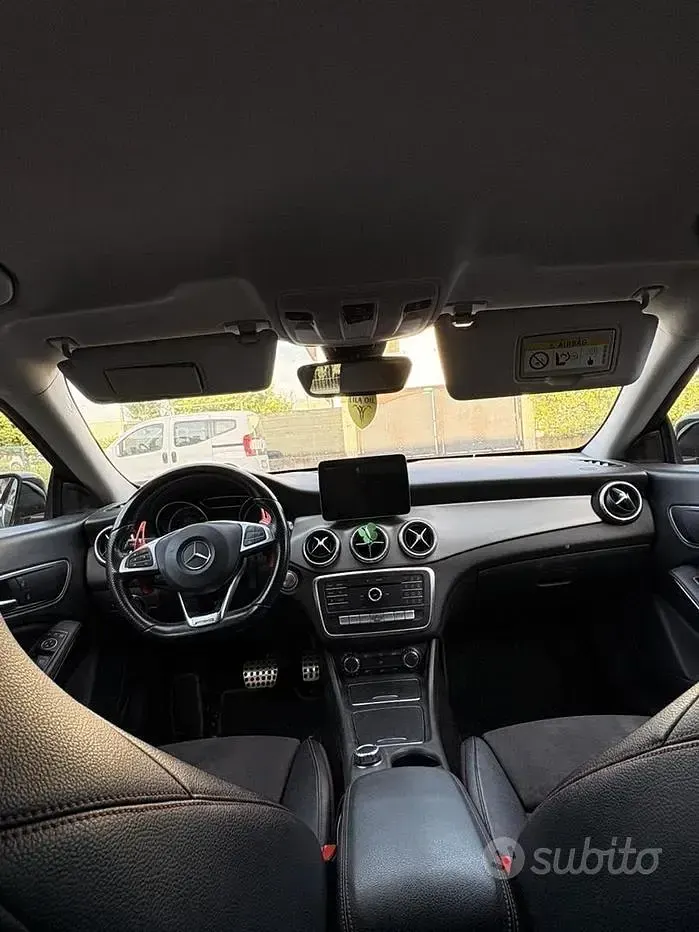 Usata Mercedes CLA220 177 CV (130 kW) 2017 Nero Berlina
