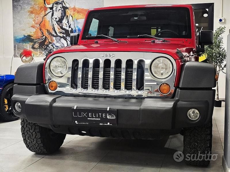 Usata Jeep Wrangler Sport 177 CV (130 kW) 2009 Rosso SUV