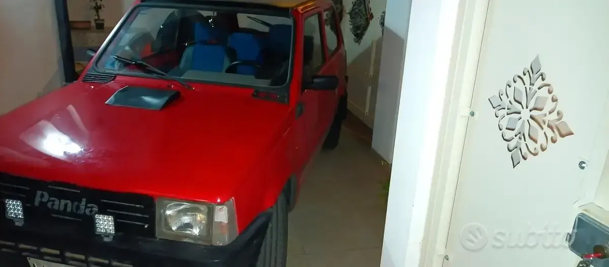 Usata Fiat Panda 1995 Rosso Utilitaria