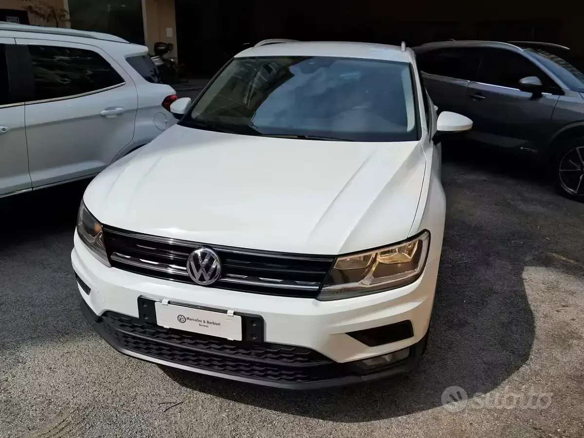 Usata VW Tiguan Business 150 CV (110 kW) 2018 Bianco SUV