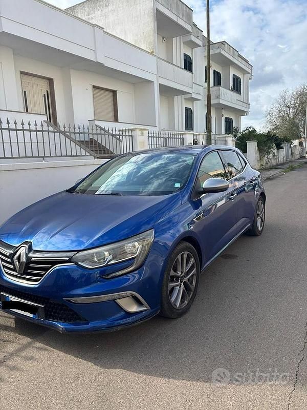 Usata Renault Mégane GT Line GT-Line 131 CV (96 kW) 2016 Blu Berlina