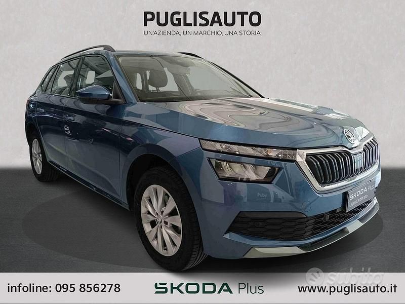Azzurro Usata 2021 Skoda Kamiq Ambition SUV | 15.900 € (Buon prezzo) - Immagine 1/4