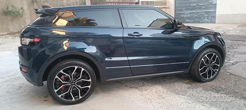 Usata Land Rover Range Rover evoque 190 CV (139 kW) 2015 Blu Coupé
