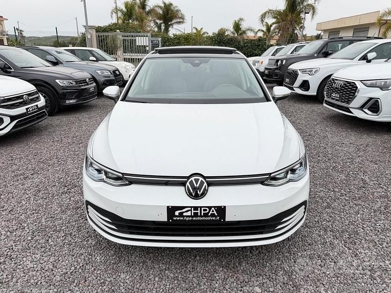Usata VW Golf VIII 150 CV (110 kW) 2022 Bianco Berlina