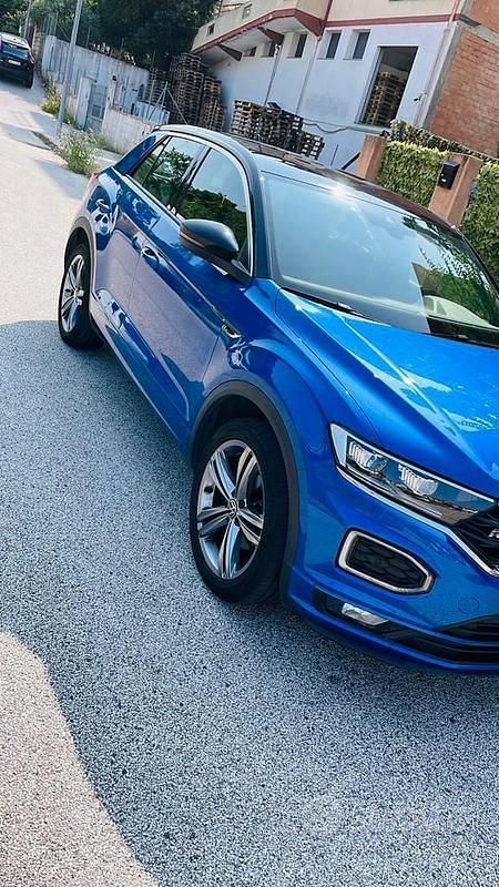 Usata VW T-Roc R-line 2020 Blu SUV
