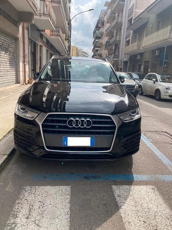Usata Audi Q3 S-Line 150 CV (110 kW) 2018 Nero SUV