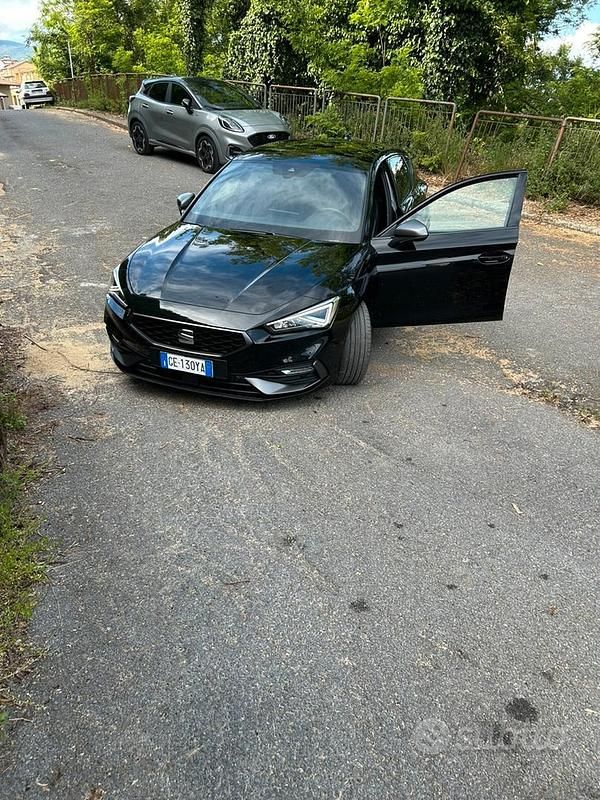 Usata Seat Leon FR 150 CV (110 kW) 2021 Nero Berlina