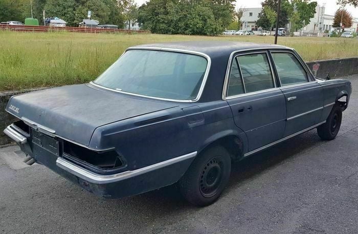 Usata Mercedes 280 SE 185 CV (136 kW) 1976 Blu Berlina