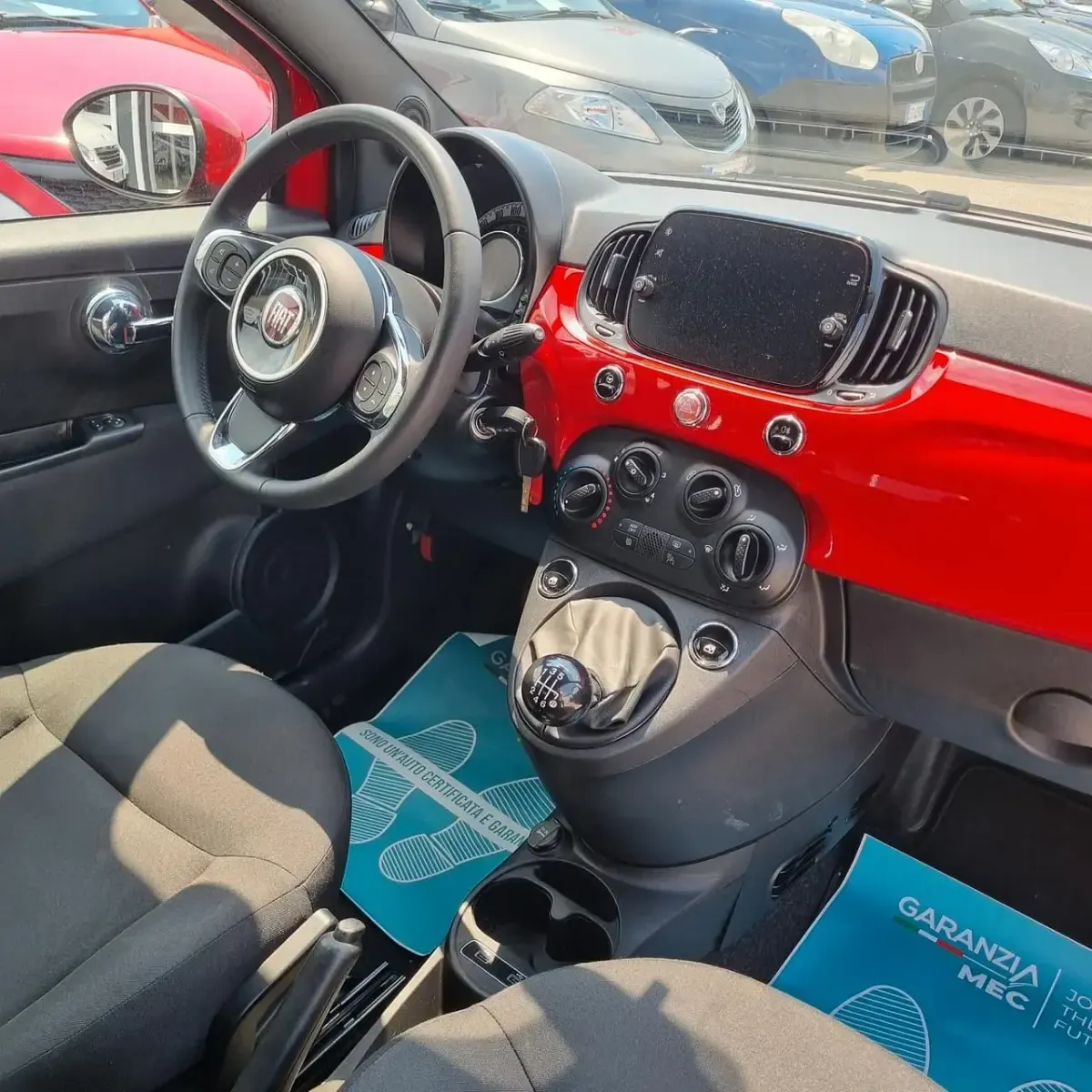 Usata Fiat 500C Red 69 CV (50 kW) 2023 Rosso Cabrio