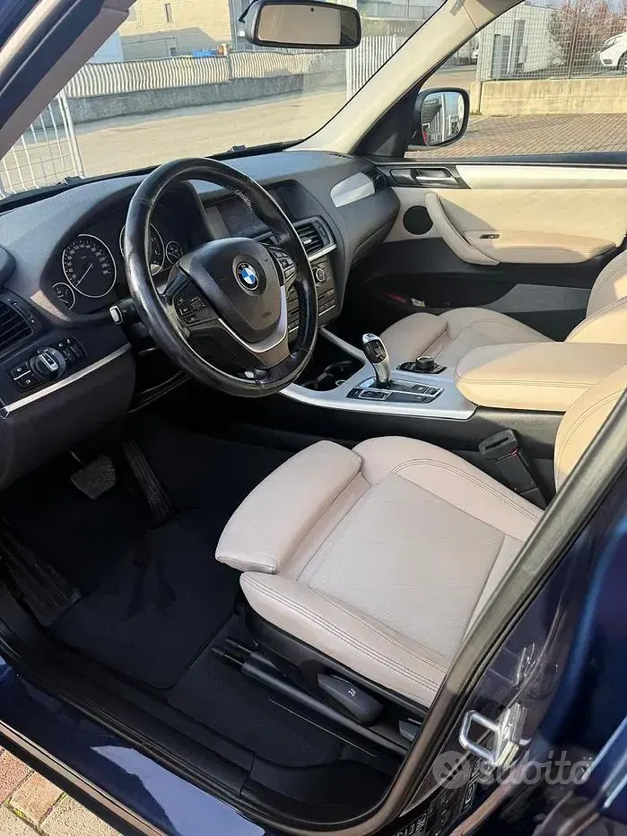 Usata BMW X3 184 CV (135 kW) 2013 Blu SUV