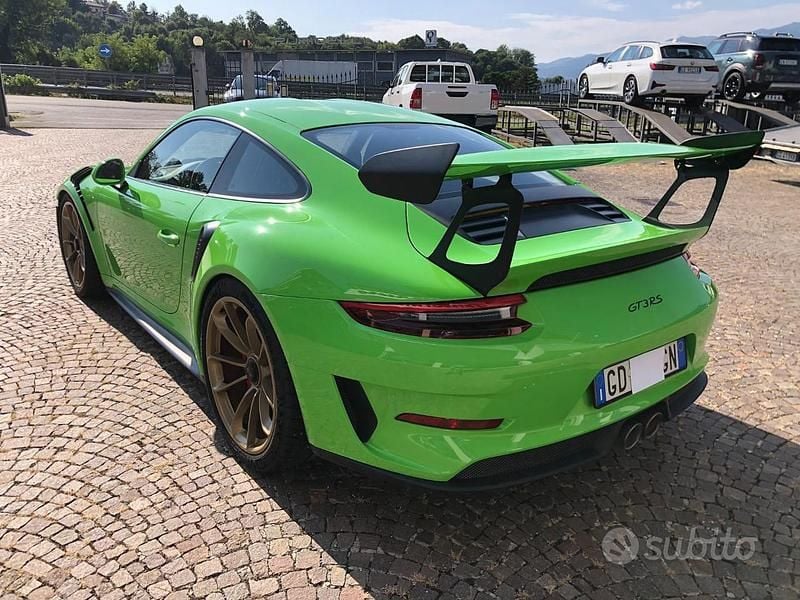 Usata Porsche 911 GT3 RS 521 CV (383 kW) 2018 Verde metallizzato Coupé