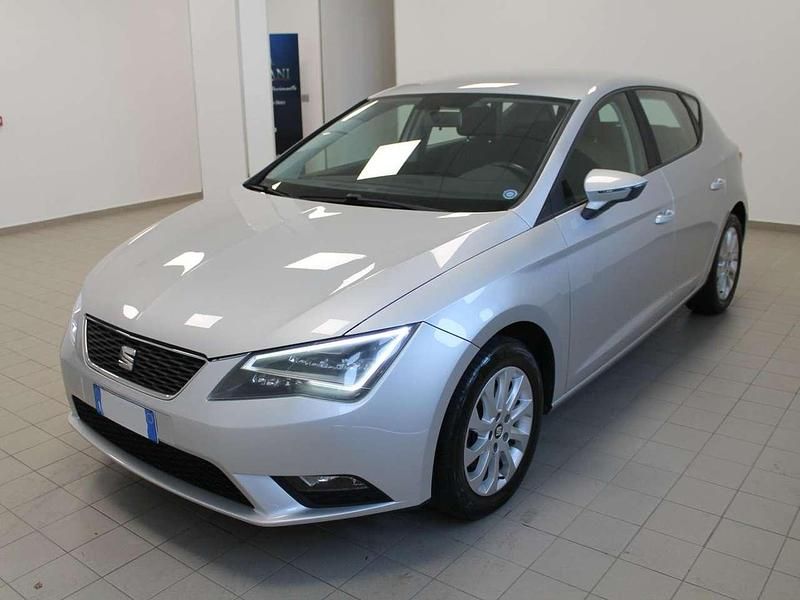 Usata Seat Leon Style 110 CV (80 kW) 2016 Argento Berlina