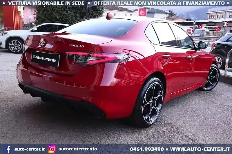 Usata Alfa Romeo Giulia Competizione 280 CV (205 kW) 2023 Rosso Berlina