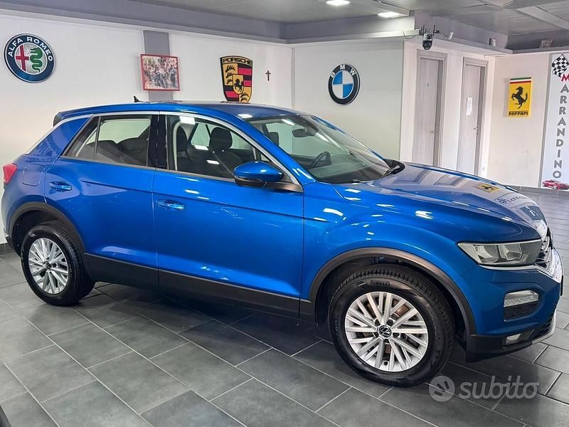 Usata VW T-Roc Sport 150 CV (110 kW) 2021 Blu SUV