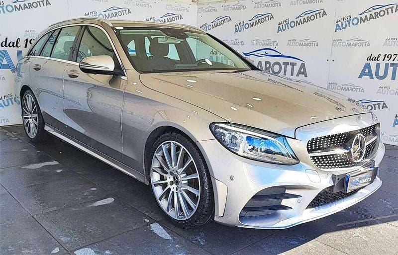 Usata Mercedes C220 Premium 196 CV (144 kW) 2019 Argento Station wagon