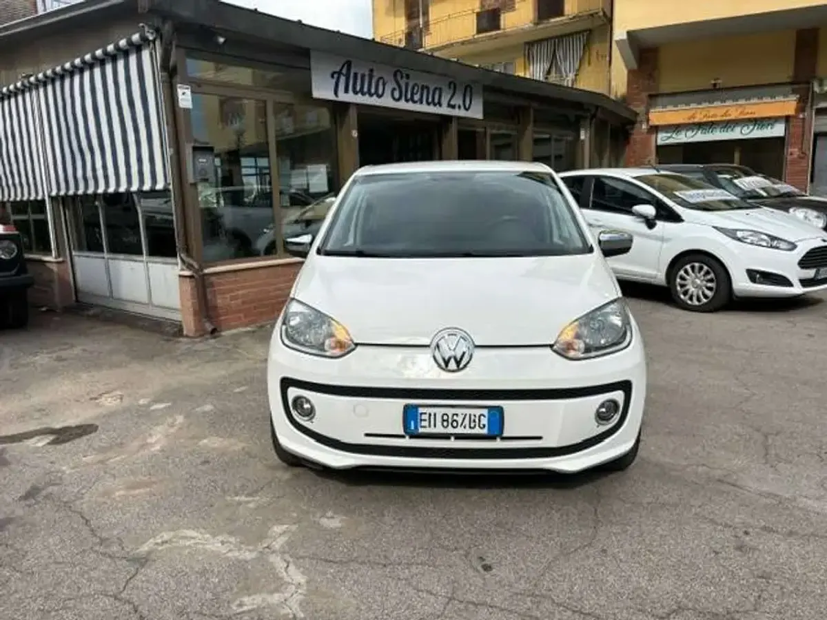 Usata VW up! 75 CV (55 kW) 2012 Bianco Utilitaria