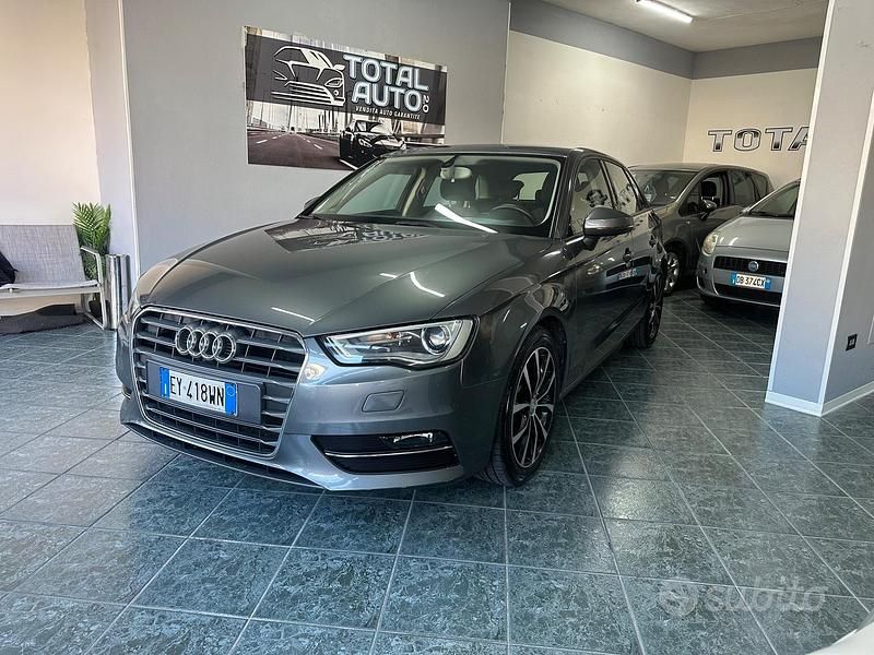Usata Audi A3 Ambition 110 CV (80 kW) 2015 Grigio Berlina