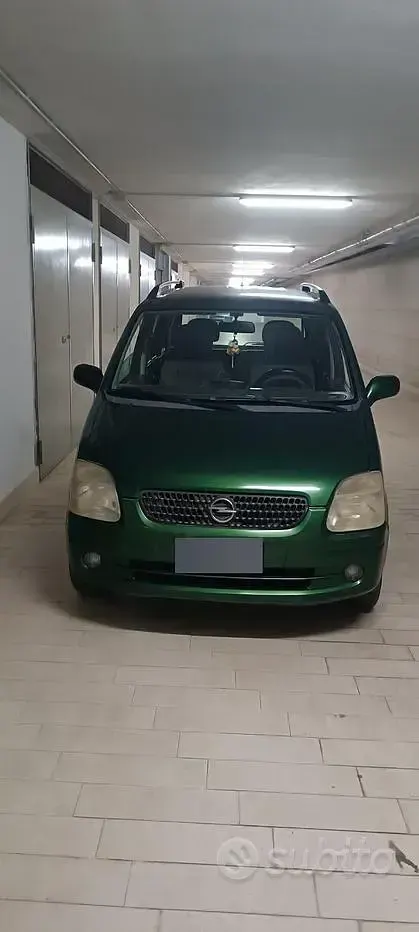 Usata Opel Agila 58 CV (42 kW) 2001 Verde Monovolume