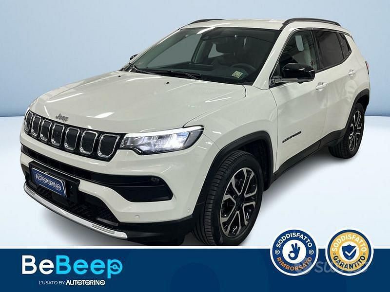 Bianco Usata 2021 Jeep Compass Limited SUV | 21.900 € (Buon prezzo) - Immagine 1/3