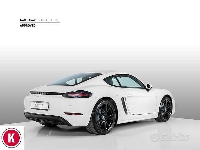 Usata Porsche 718 Cayman 300 CV (220 kW) 2019 Bianco Coupé