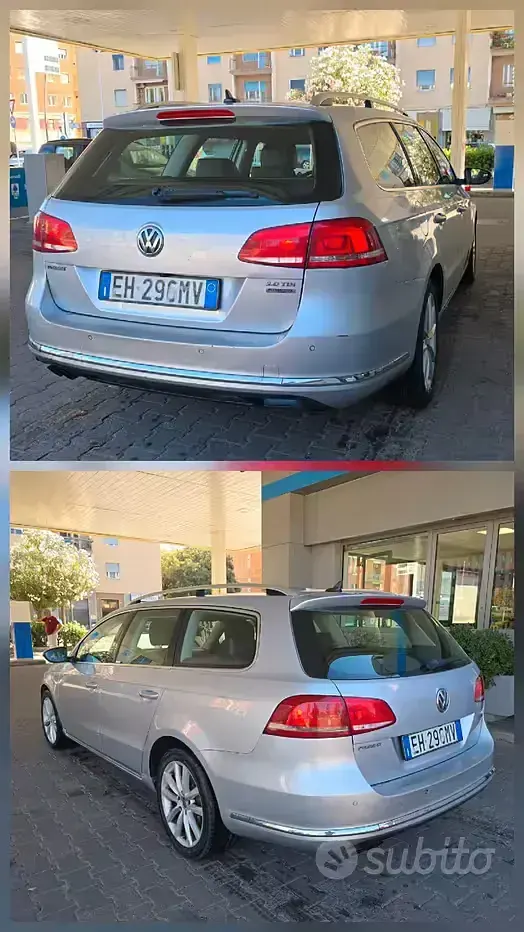 Usata VW Passat 140 CV (102 kW) 2011 Grigio Station wagon