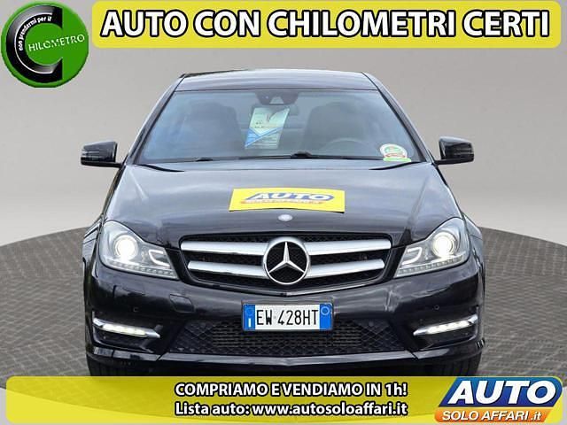 Usata Mercedes C220 Avantgarde 170 CV (125 kW) 2014 Nero Coupé