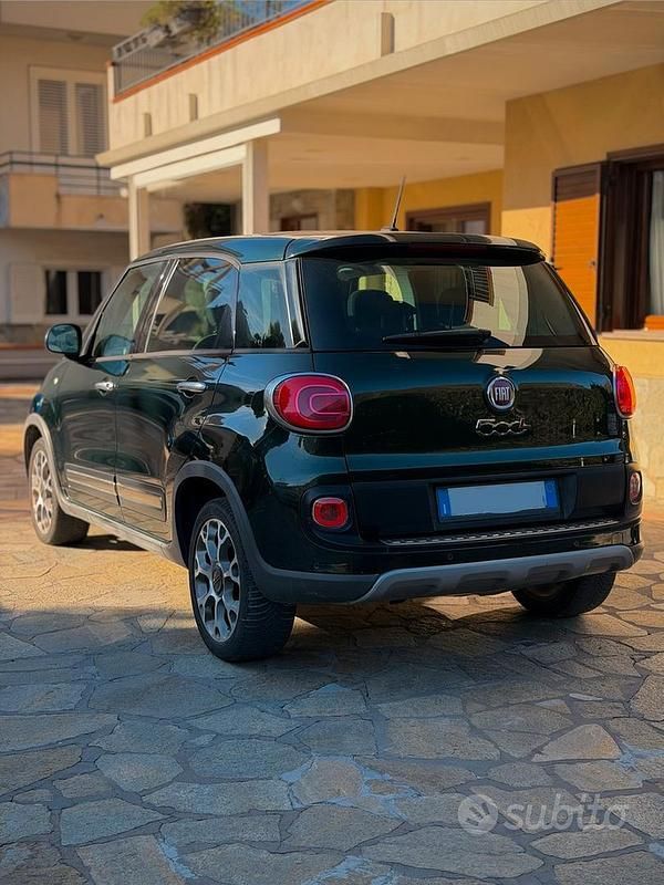 Usata Fiat 500L 105 CV (77 kW) 2014 Verde Monovolume