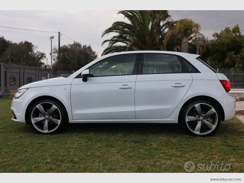 Usata Audi A1 S-Line 90 CV (66 kW) 2014 Bianco Utilitaria