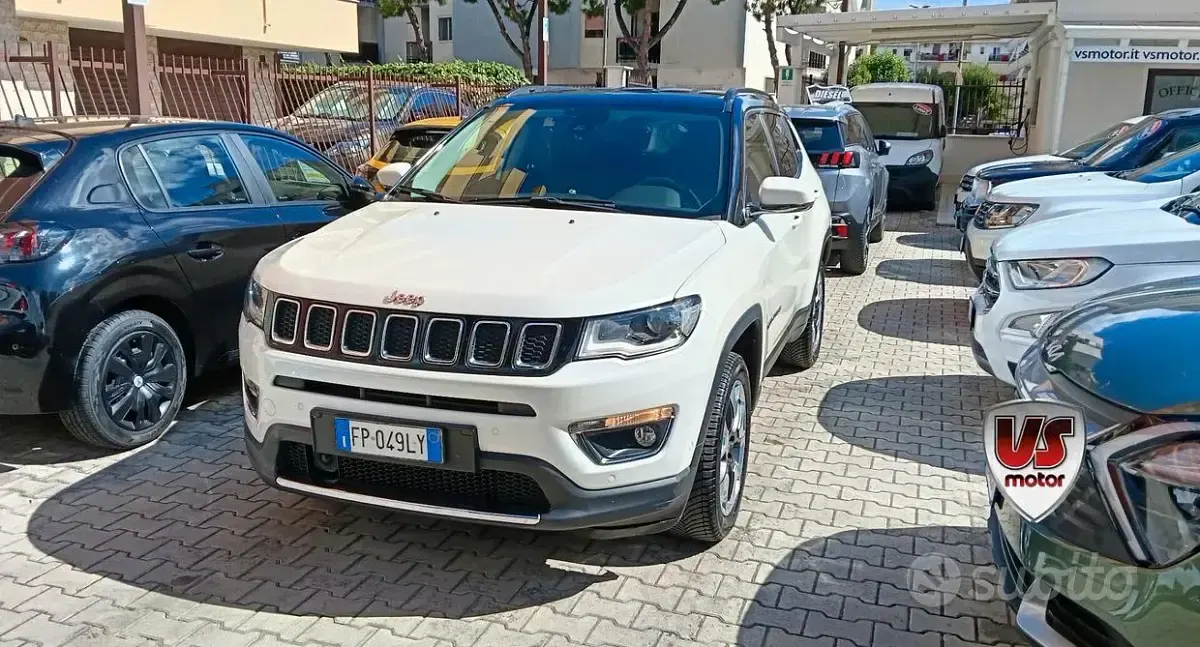 Usata Jeep Compass Limited 140 CV (102 kW) 2018 Bianco SUV
