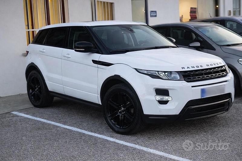 Usata Land Rover Range Rover evoque Pure 190 CV (139 kW) 2013 Bianco SUV