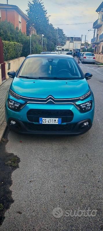 Blu Usata 2023 Citroën C3 PureTech Tre volumi | 10.500 € (Ottimo prezzo) - Immagine 1/4