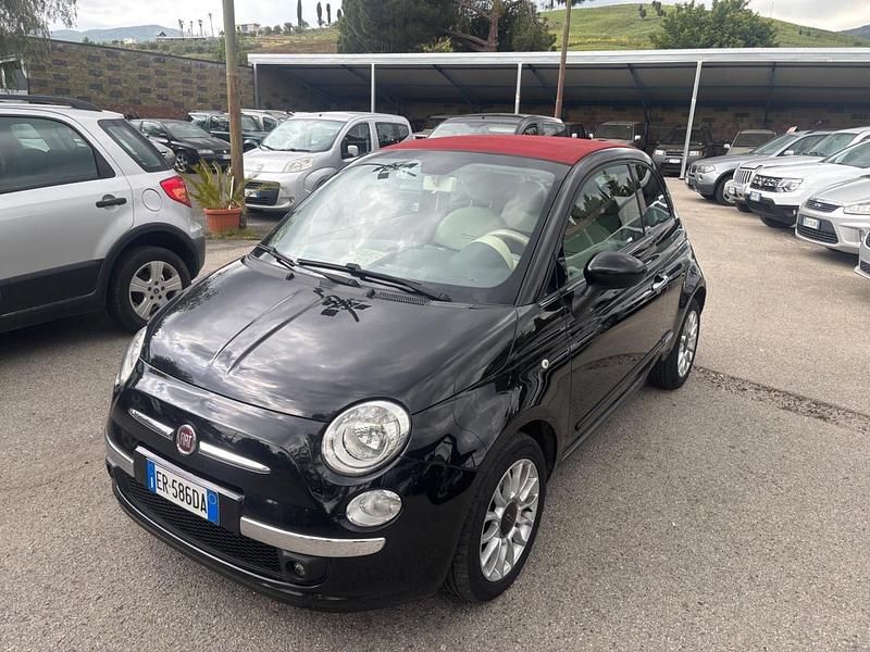 Usata Fiat 500C Lounge 95 CV (69 kW) 2013 Nero Cabrio