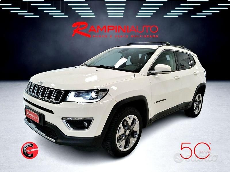 Bianco Usata 2020 Jeep Compass Limited SUV | 22.900 € (Buon prezzo) - Immagine 1/4